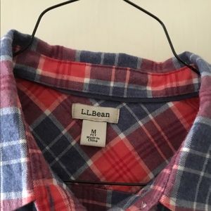 LL Bean woman’s petite flannel M